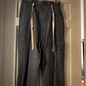 Max&Co. linen trousers, US size 6, worn once, 23” inseam